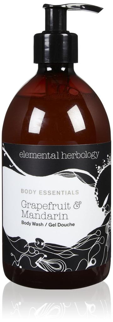 Elemental Herbology Body Wash - Grapefruit & Mandarin - 16.6 Oz
