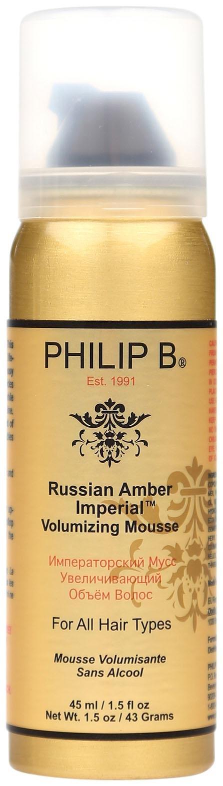 Philip B. Russian Amber Volumizing Mousse