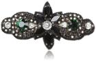 Deepa Gurnani Imperial Flower Petal Clip - Black