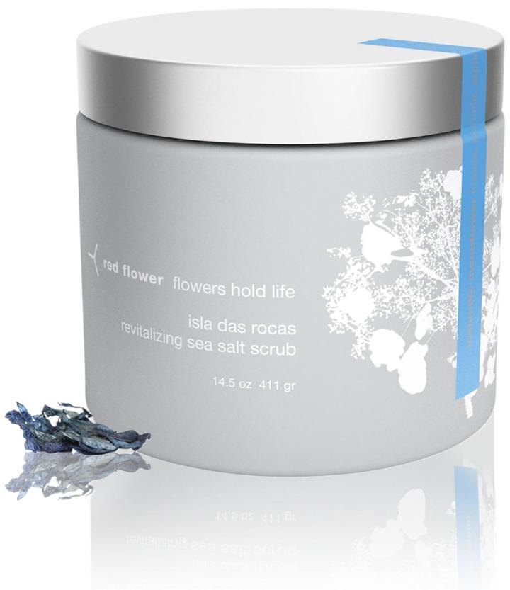 Red Flower Icelandic Moonflower Isla Das Rocas Sea Salt Scrub