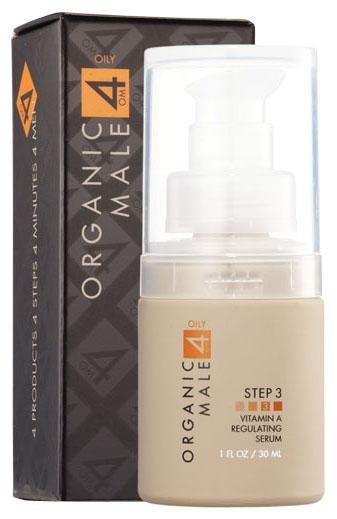 Organic Male Om4 Oily Step 3: Vitamin A Regulating Serum - 1 Oz