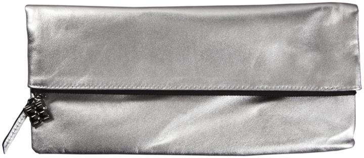 Bcbg Max Azria Carina Evening Clutch - Silver