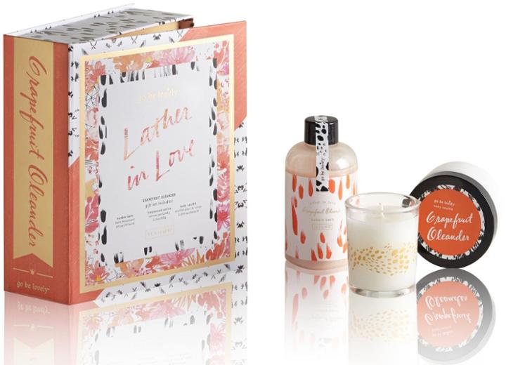 Illume Go Be Lovely Lather In Love Bath Set - Grapefruit Oleander - 3