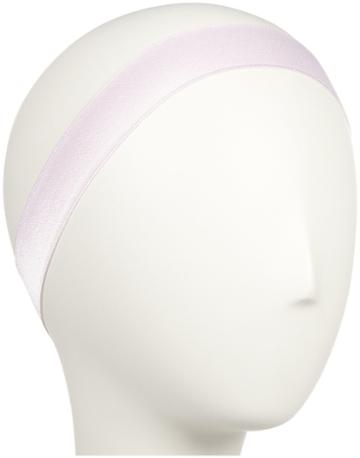 Jane Tran Inch Wide Shiny Elastic Headband - Pale Pink