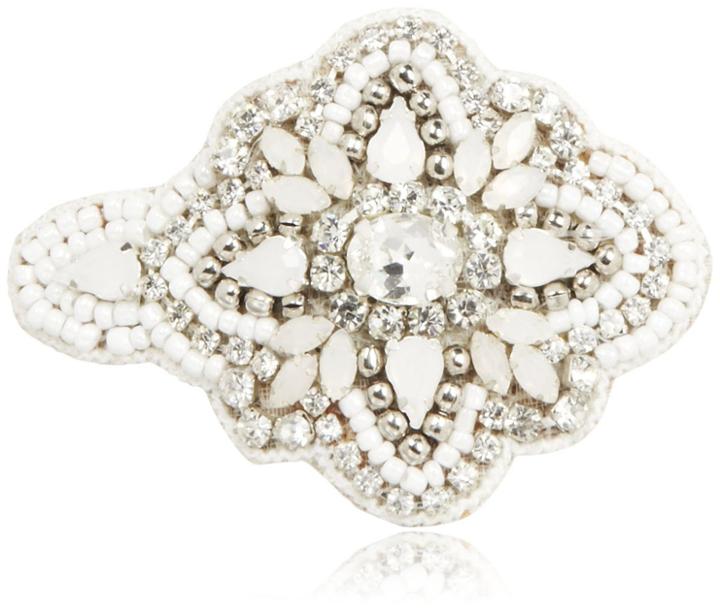 Deepa Gurnani Flying Saucer Clip - Ivory