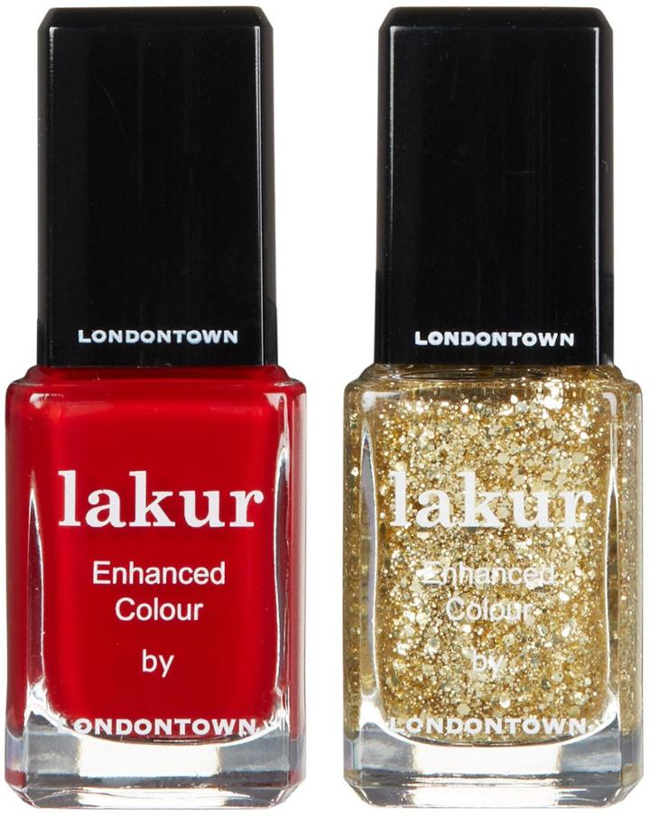 Londontown Lakur Treatment Infused Nail Color - Changing Of The Guards & Britannia