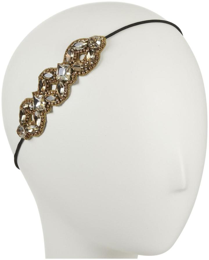 Deepa Gurnani Open Crystal Gateway Side Patch - Gold