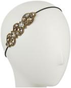 Deepa Gurnani Open Crystal Gateway Side Patch - Gold