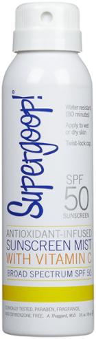 Dr. T's Supergoop! Antioxidant-infused Sunscreen Mist With Vitamin C Spf 50