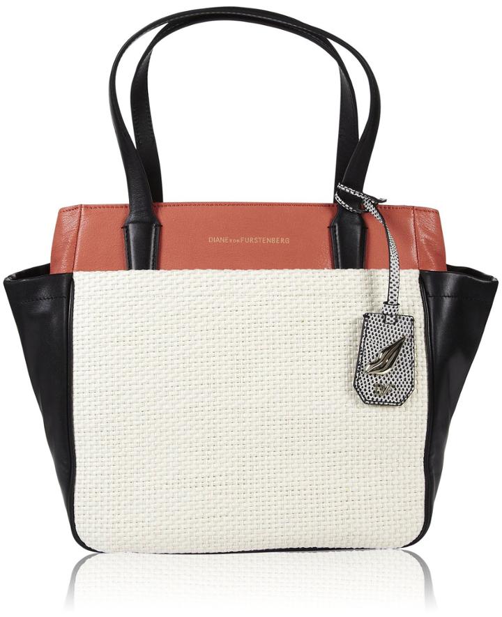 Diane Von Furstenberg On The Go Tote Raffia, Natural