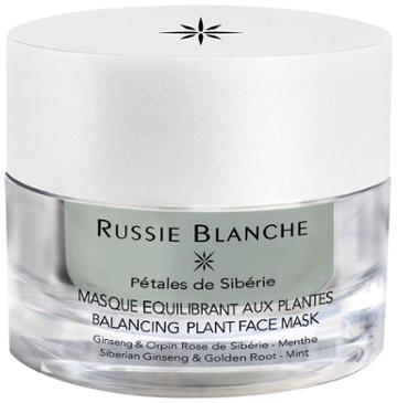 Russie Blanche Siberian Petals Balancing Mask With Plants