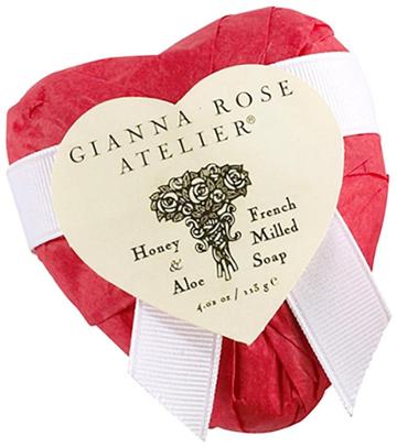 Gianna Rose Atelier Scarlet Red Tissue Heart Soap - Citrus