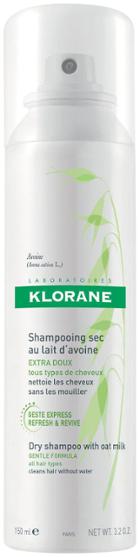 Klorane Gentle Dry Shampoo With Oat Milk, Aerosol
