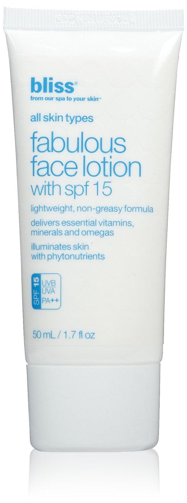 Bliss Fabulous Face Lotion With Spf 15