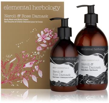 Elemental Herbology Neroli & Rose Damask Body Duo