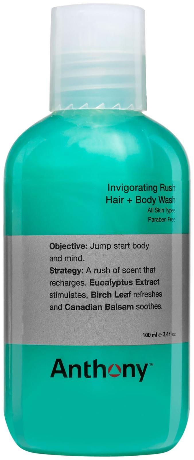 Anthony Invigorating Rush Hair & Body Wash - 3.4 Oz