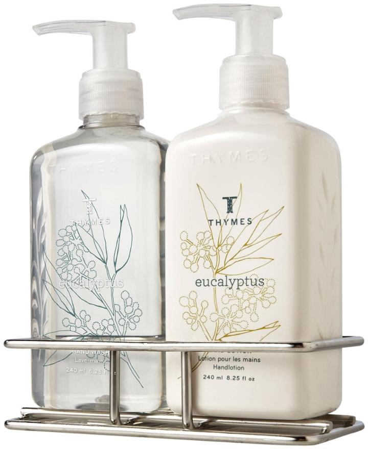 Thymes Sink Set With Caddy, Eucalyptus
