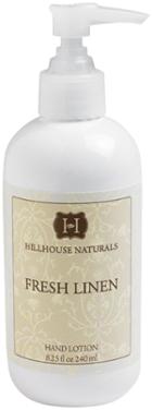 Hillhouse Naturals Fresh Linen Collection Hand Lotion - 8.25 Oz