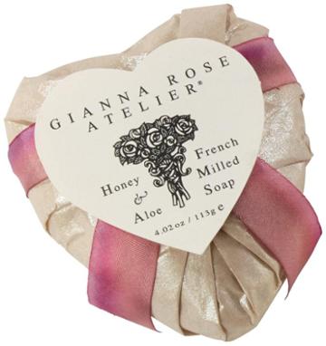 Gianna Rose Atelier Pearl Tissue Heart Soap - Citrus
