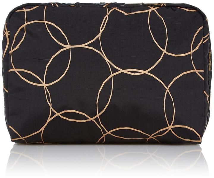 Lesportsac Extra Large Rectangular Cosmetic - Gold Links