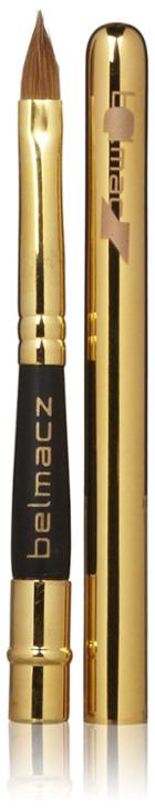 Belmacz Compact Lip Brush With Lid, (gold )
