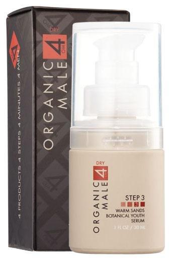Organic Male Om4 Dry Step 3: Warm Sands Botanical Youth Serum - 1 Oz