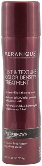 Keranique Tint & Texture Treatment Spray - Dark Brown - 3.7 Oz