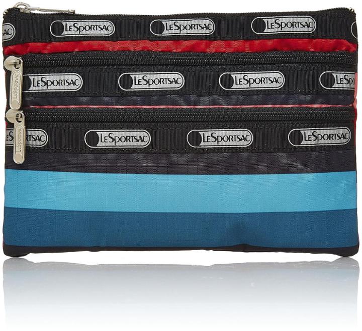 Lesportsac 3-zip Cosmetic - Wide Ruled
