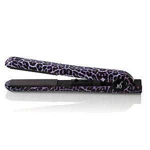 HerStyler Onyx Hair Straightener, 1.5"", Purple Leopard Print, 1 ea
