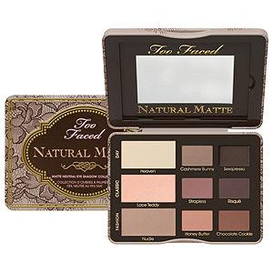 Too Faced Natural Matte Matte Neutral Eye Shadow Collection