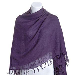 Chan Luu Cashmere Silk Scarf, Shadow Purple, 1 Ea