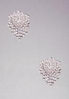 Bebe Crystal Cluster Earrings