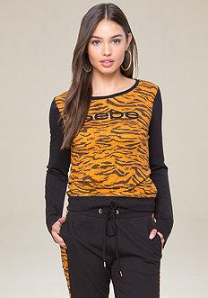 Bebe Logo Print Popover