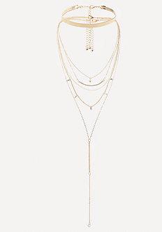Bebe Delicate Layered Necklace