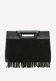 Bebe Fringe Clutch