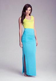 Bebe V-neck Maxi Dress