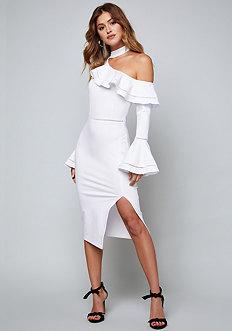Bebe Tricia One Shoulder Dress