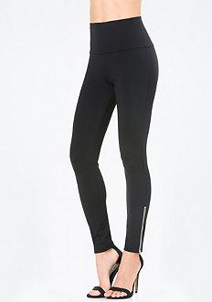 Bebe Petite Zip Trick Leggings
