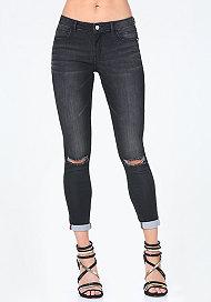 Bebe Black Heartbreaker Jeans