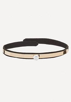 Bebe Gem & Metal Choker
