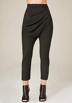 Bebe Pleated Drop Pants