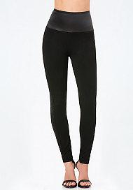 Bebe High Tux Waist Leggings