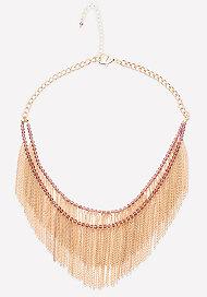Bebe Faceted Bead Necklace