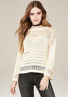 Bebe Open Stitch Sweater