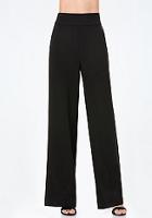 Bebe Banded Waist Wide Leg Pants