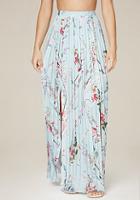 Bebe Pleated Maxi Skirt