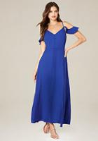 Bebe Button Up Maxi Dress