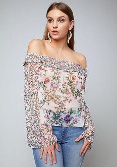 Bebe Tamar Print Top