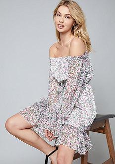 Bebe Dakota Off Shoulder Dress