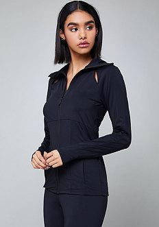 Bebe Corset Seam Zip Jacket